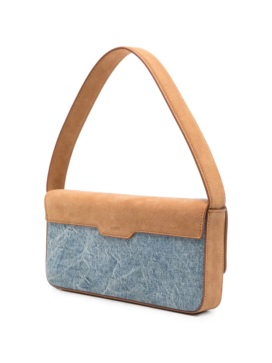 MA Millie suede-panelled shoulder bag 5