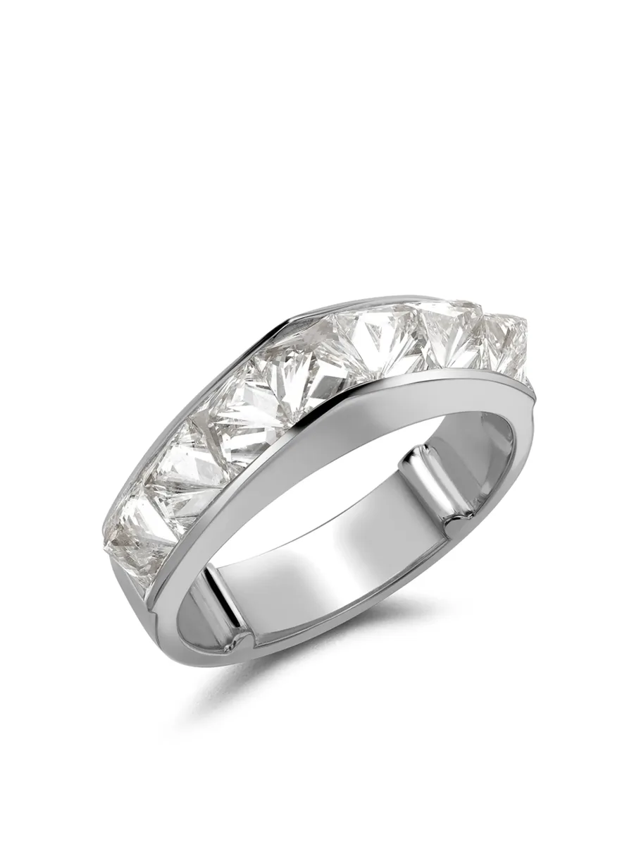 кольцо RockChic из белого золота с бриллиантами 2