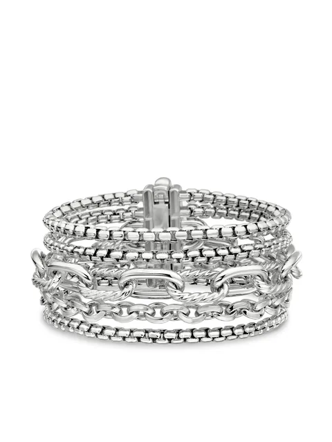 серебряный браслет Multi Row Chain (29 мм)