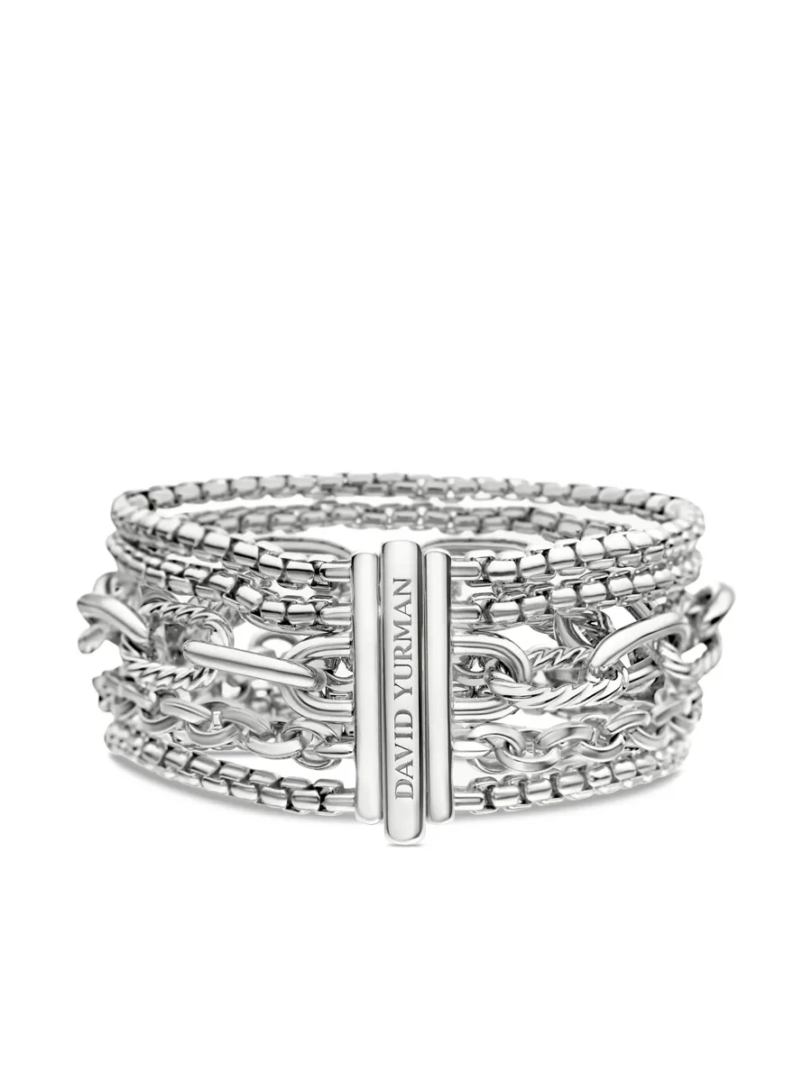 серебряный браслет Multi Row Chain (29 мм) 10