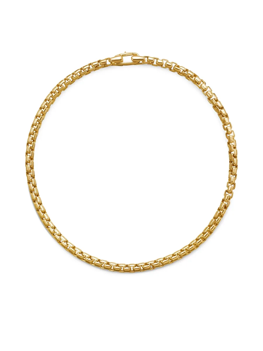 браслет DY Bel Aire Box Chain из желтого золота (2.7 мм) 8