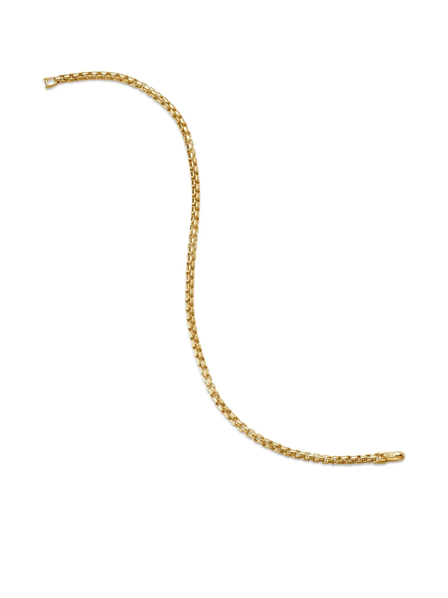 браслет DY Bel Aire Box Chain из желтого золота (2.7 мм) 10