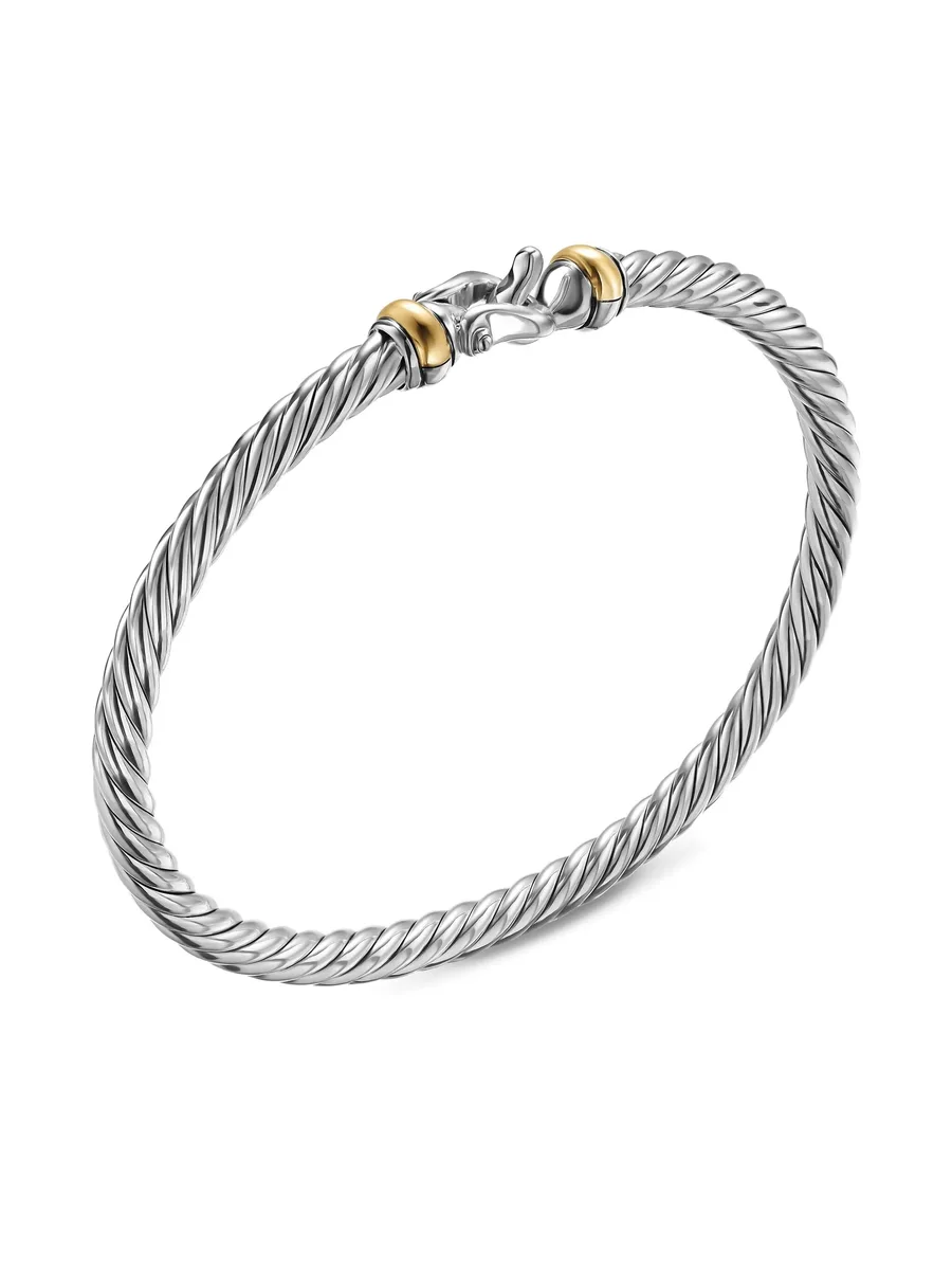 серебряный браслет Cable Flex 4