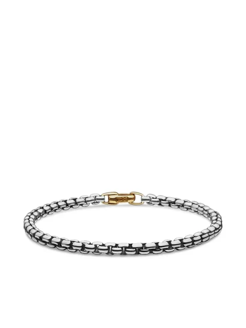 браслет DY Bel Aire Box Chain из желтого золота и серебра (4 мм)
