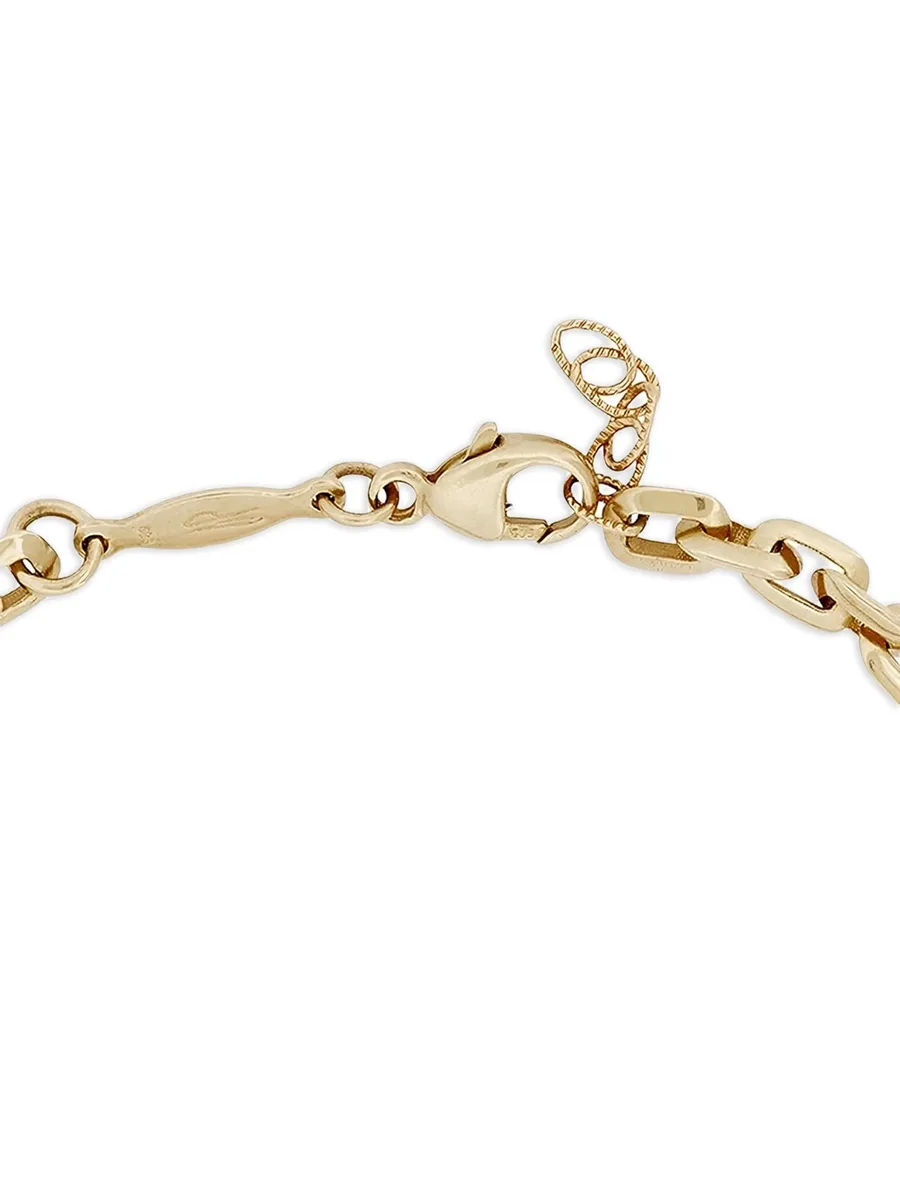 14K yellow gold tourmaline bracelet 4