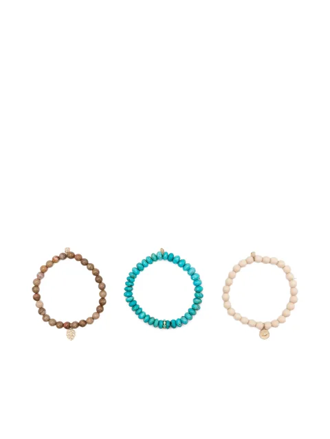 14k yellow gold Diamond Leaf Turquoise bracelet
