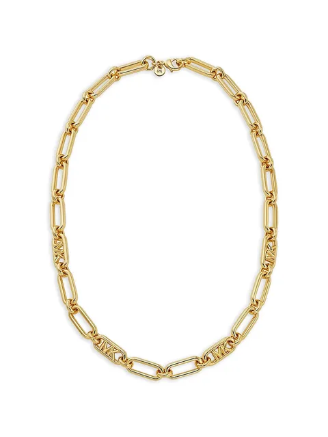 logo-chain necklace