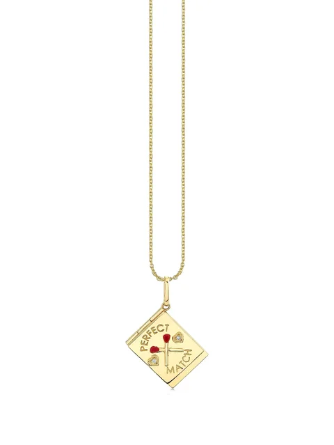 колье Perfect Match Locket из желтого золота с бриллиантами