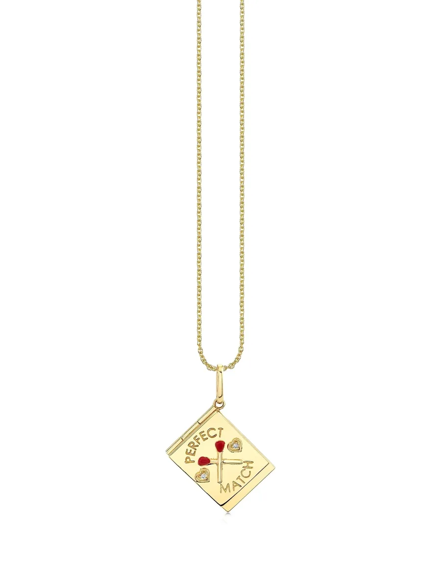колье Perfect Match Locket из желтого золота с бриллиантами 2