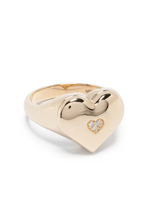 кольцо Heart из желтого золота