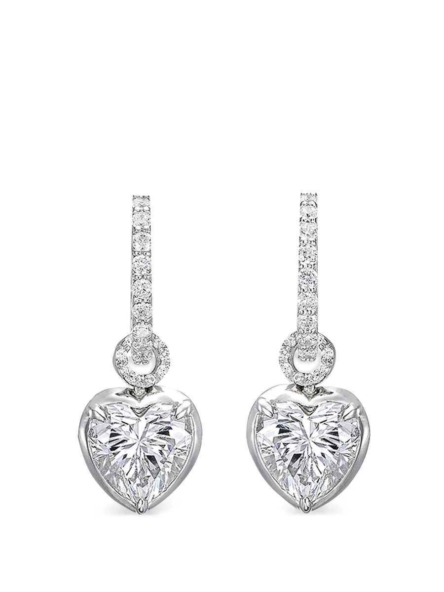 серьги-кольца Petite Heart Pendant 1