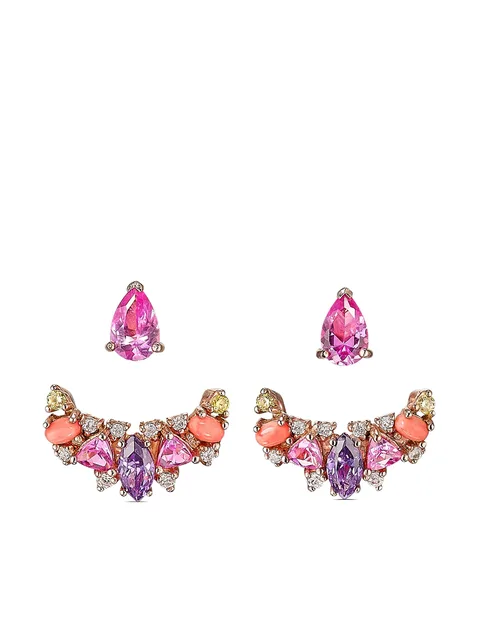 серьги Twinkle Ear-Jacket из желтого золота
