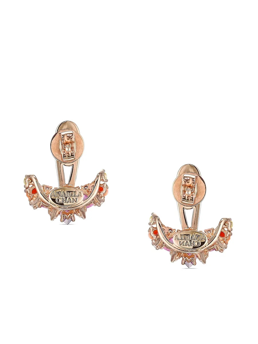серьги Twinkle Ear-Jacket из желтого золота 4