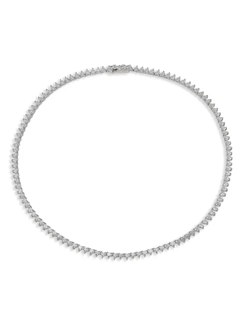колье Petite Eternity Heart из белого золота