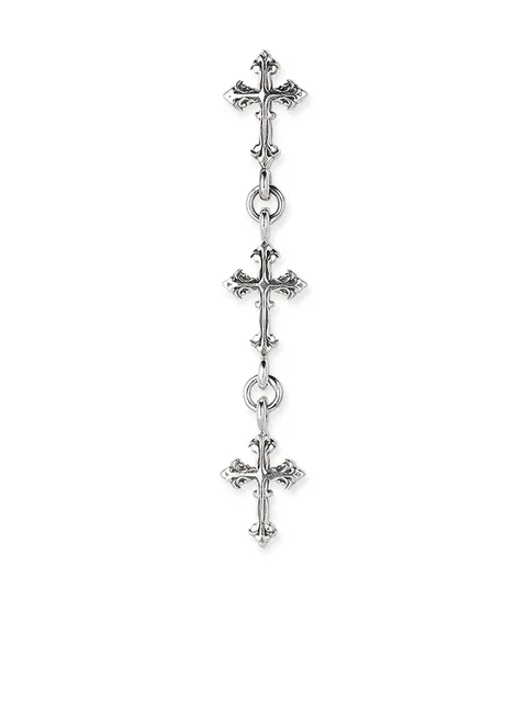 серебряная серьга-подвеска Avelli Cross