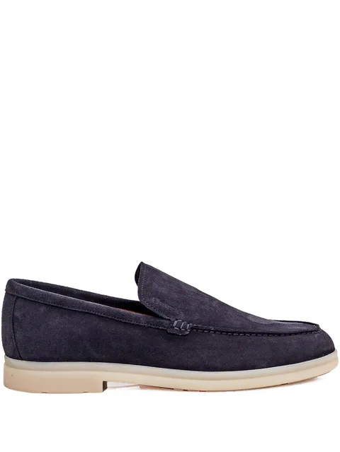 topstitching leather loafers