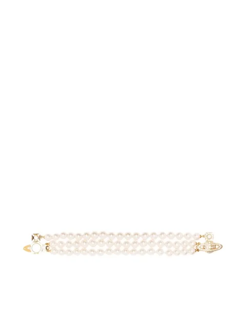 three-row bas relief bracelet
