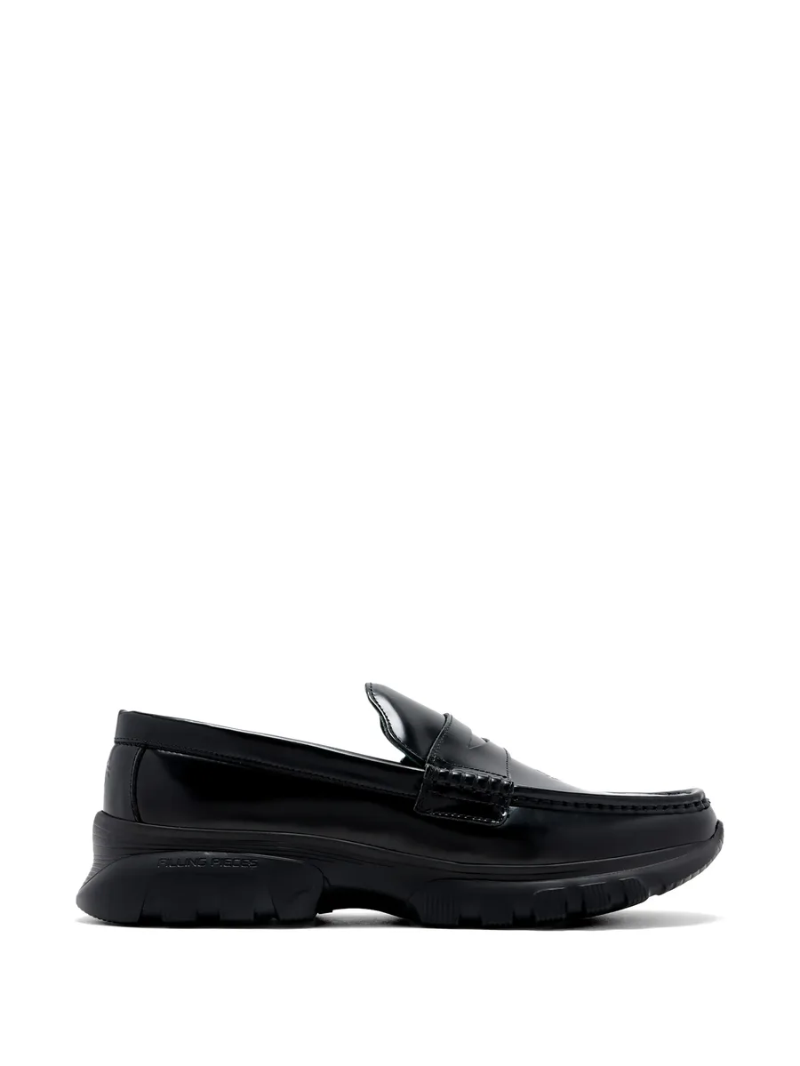logo-embossed penny loafers 2
