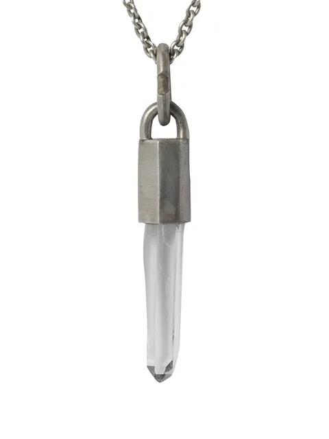 серебряное колье Talisman с кварцем