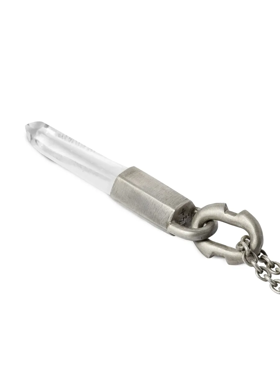 серебряное колье Talisman с кварцем 6