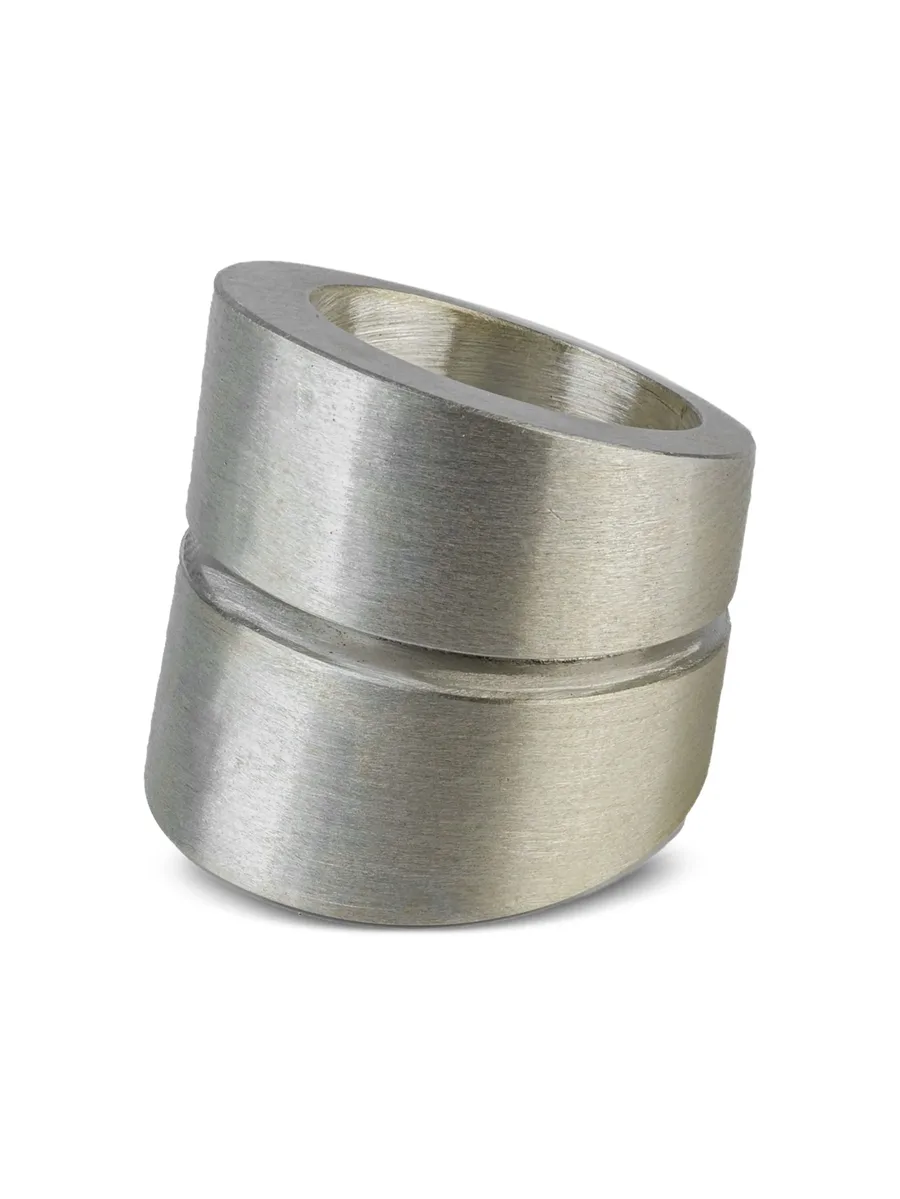серебряное кольцо Crevice v2 4