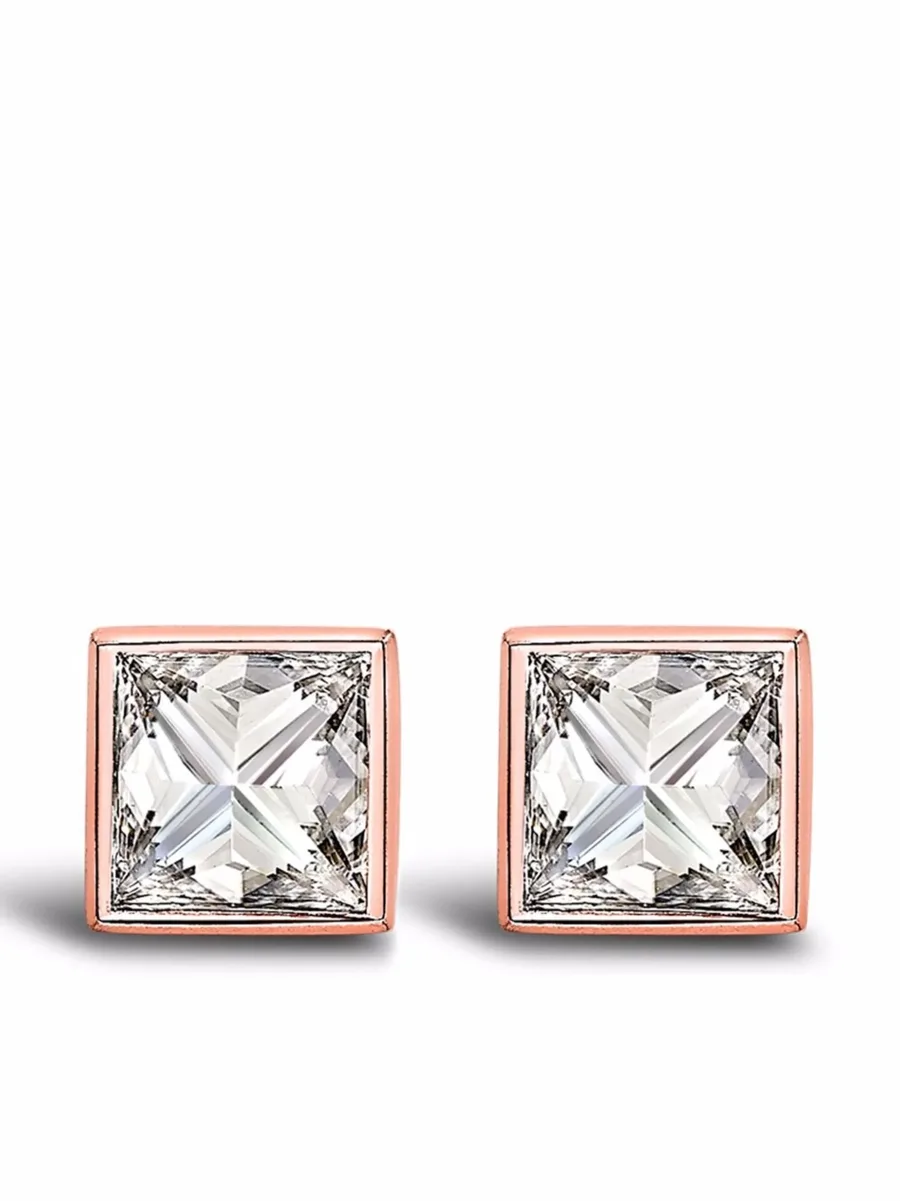 серьги RockChic из розового золота с бриллиантами 2