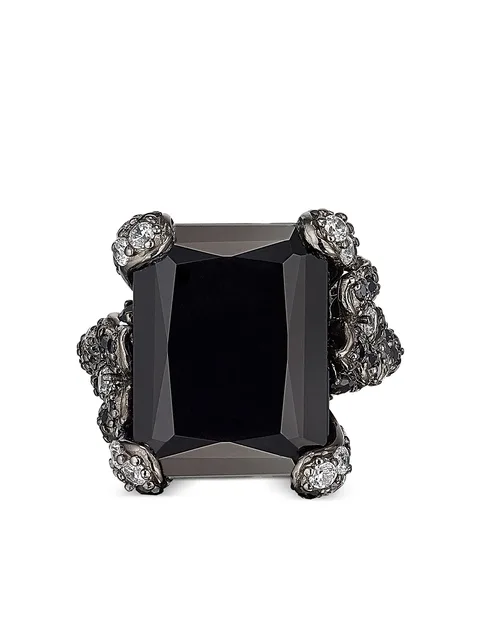 кольцо Black Diamond Cinderella из белого золота