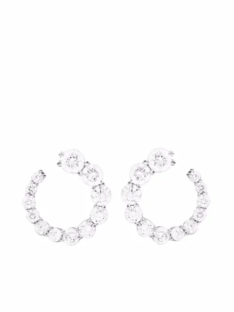 серьги Aria из белого золота с бриллиантами