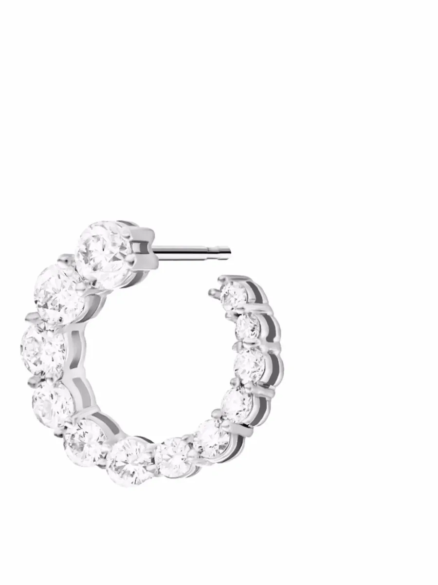 серьги Aria из белого золота с бриллиантами 4