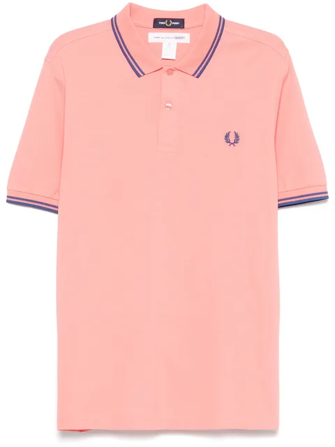рубашка поло с вышитым логотипом из коллаборации с Fred Perry