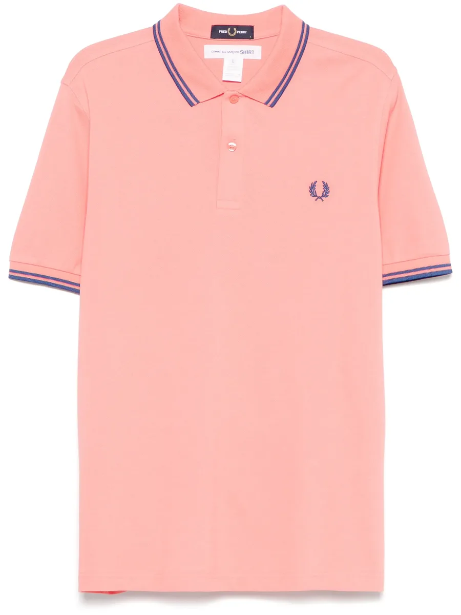 рубашка поло с вышитым логотипом из коллаборации с Fred Perry 2