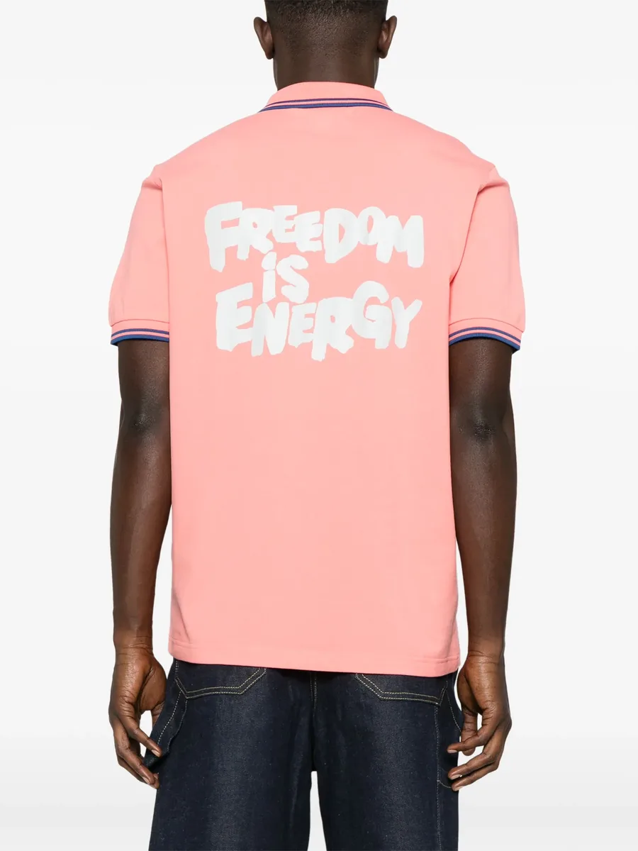 рубашка поло с вышитым логотипом из коллаборации с Fred Perry 5