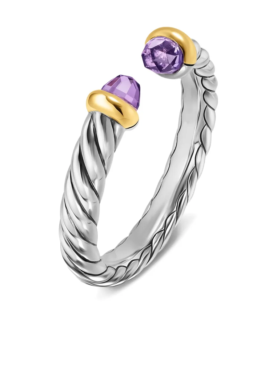 серебряное кольцо с аметистом 6