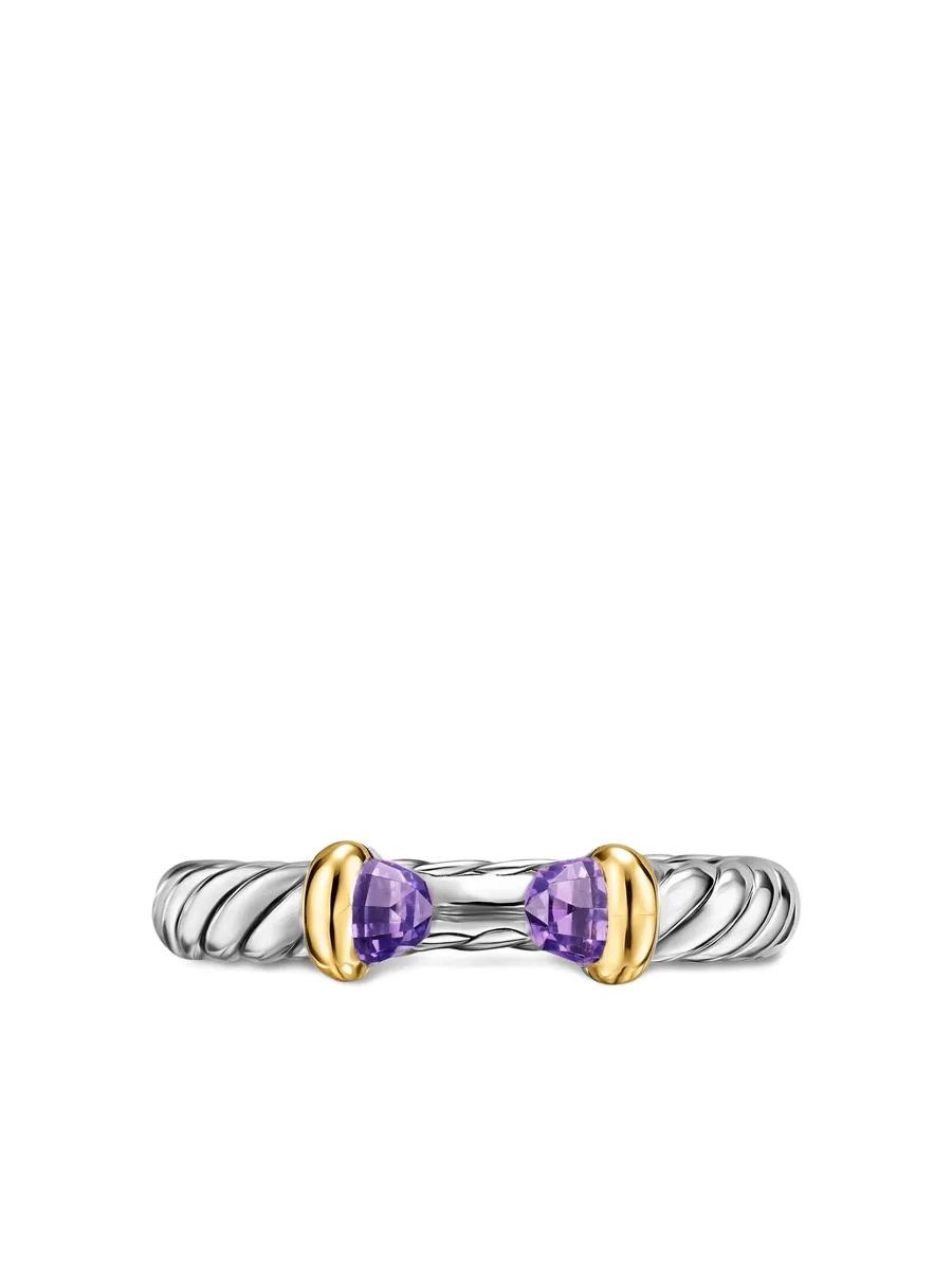 серебряное кольцо с аметистом 8