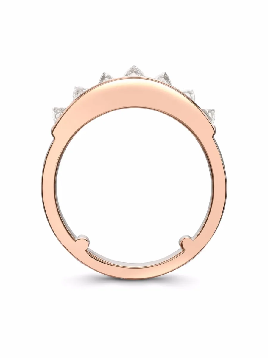 кольцо RockChic из розового золота с бриллиантом 4