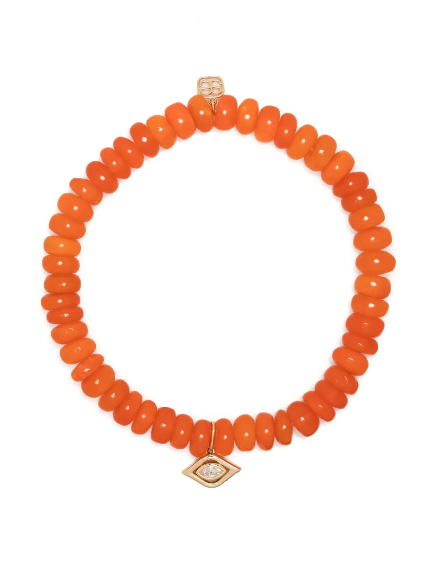 браслет Evil Eye из желтого золота 2