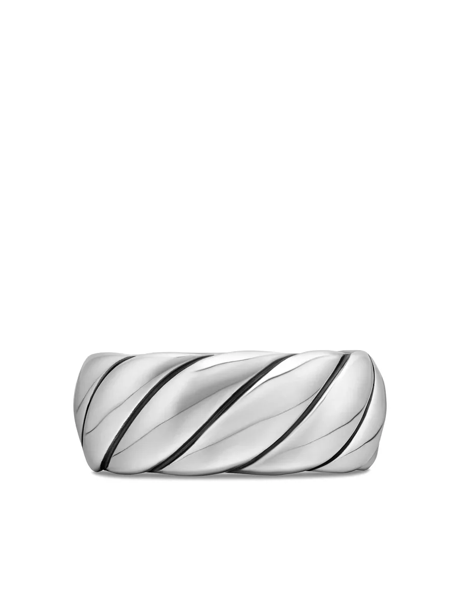 серебряное кольцо Sculpted Cable (9 мм) 10