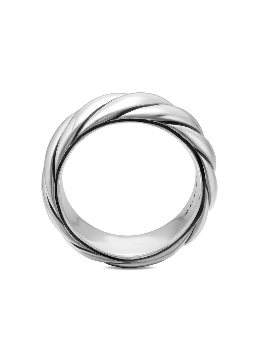 серебряное кольцо Sculpted Cable (9 мм) 12