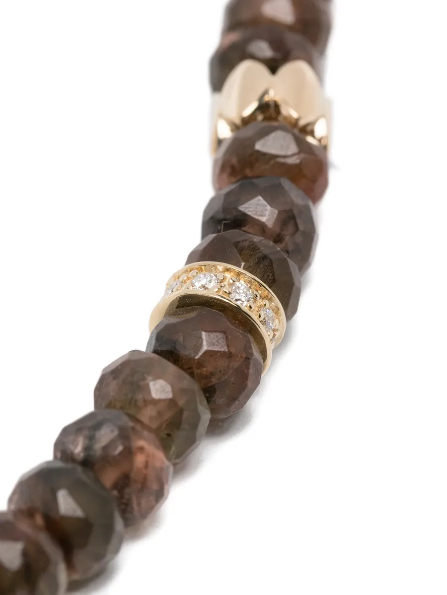 Andalusite rondelle detail necklace 6