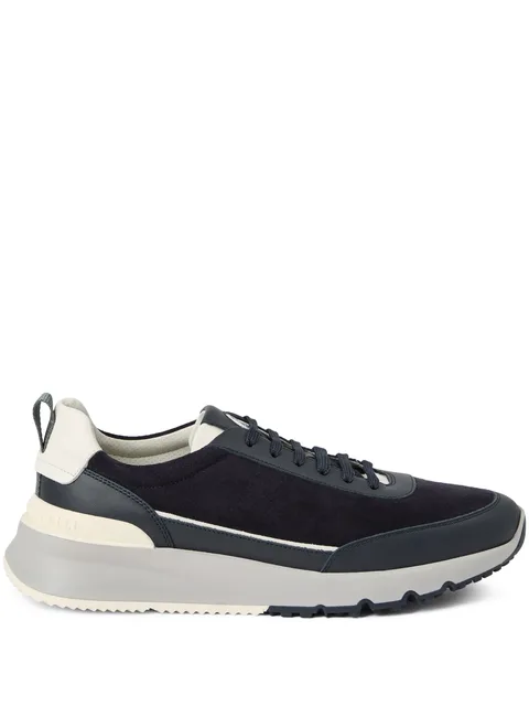panelled sneakers