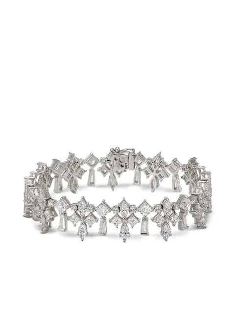 браслет Fleur-De-Lys из белого золота с бриллиантами