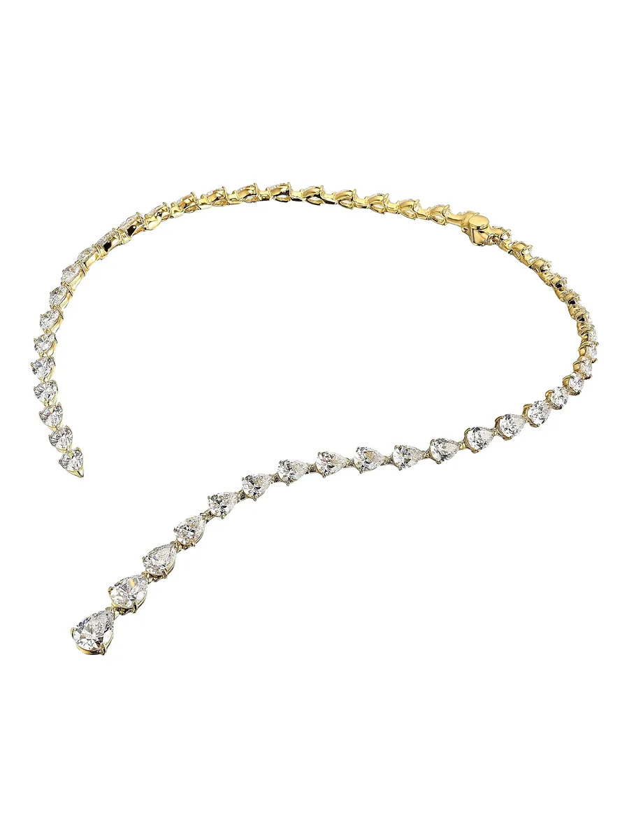 позолоченное колье Nova Collar с бриллиантами 6