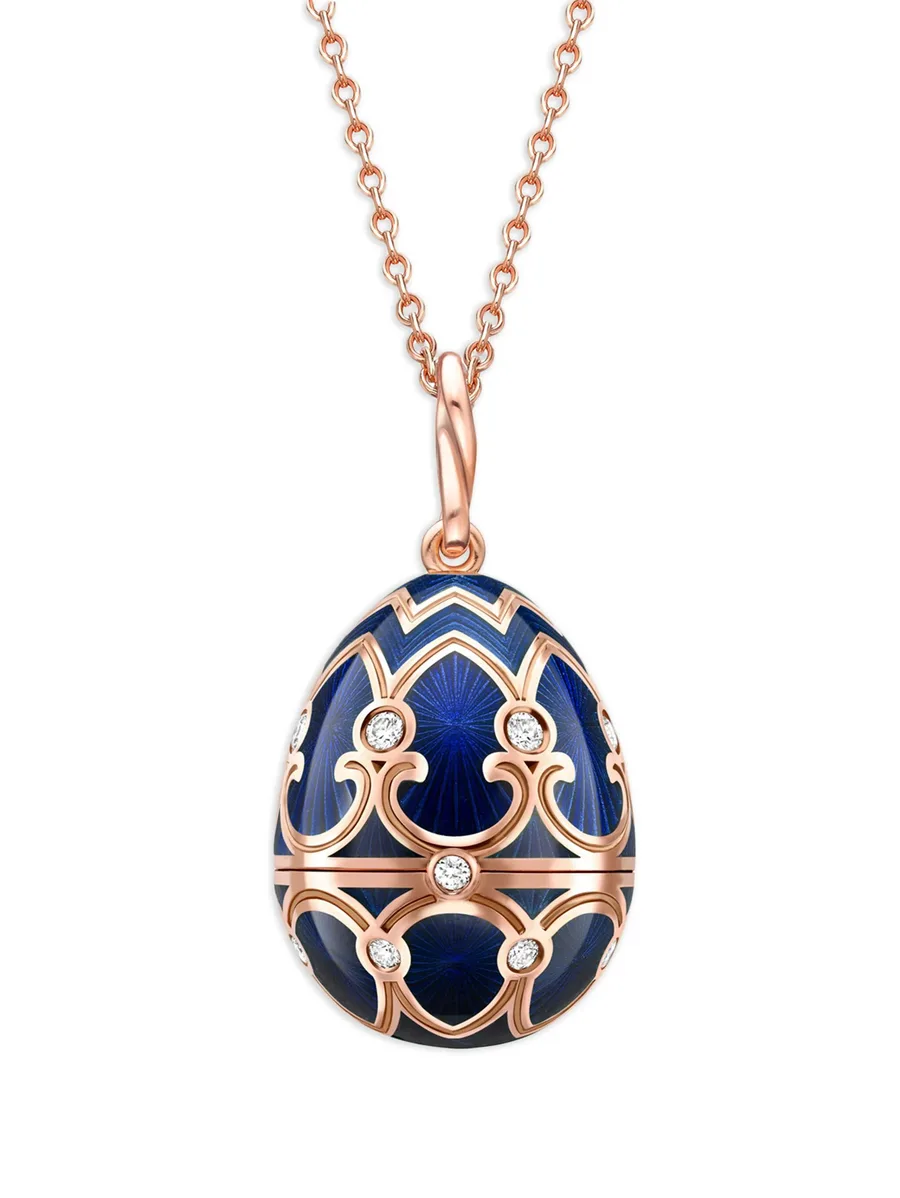 золотая подвеска Heritage Polar Bear Surprise Locket с камнями 4