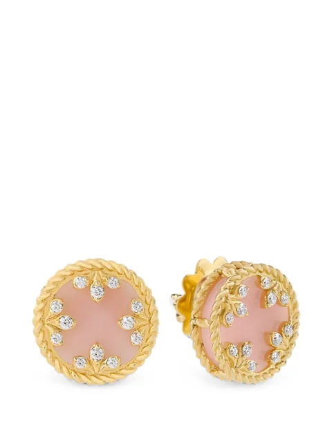 серьги Venetian Medallions с опалом и бриллиантами