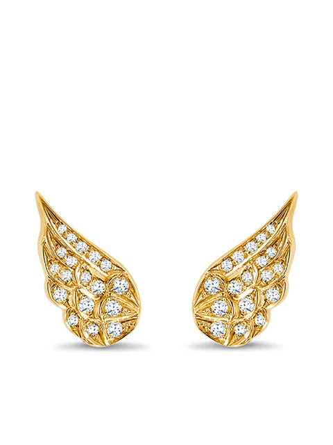серьги Tiara из желтого золота с бриллиантами