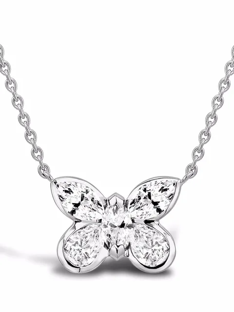 колье Butterfly из белого золота с бриллиантами