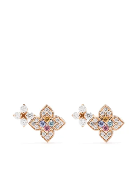серьги Venetian Princess из розового золота с камнями