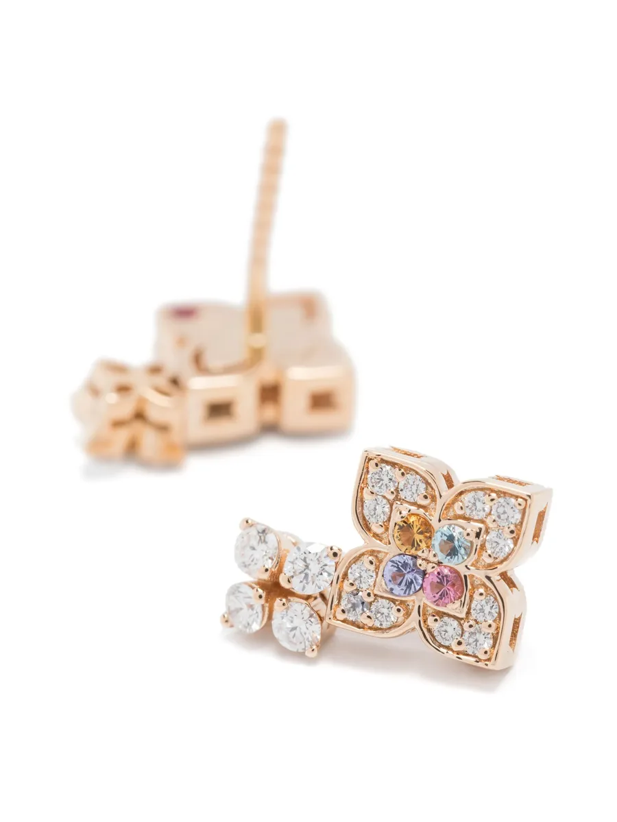 серьги Venetian Princess из розового золота с камнями 6