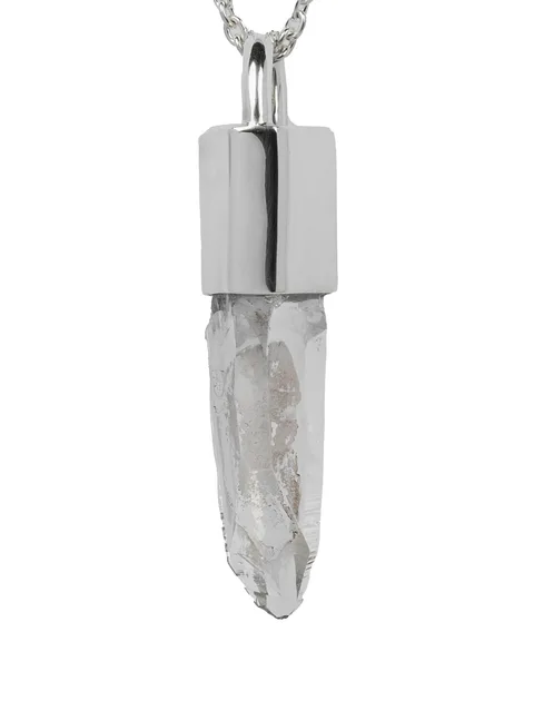 серебряное колье Talisman с кварцем