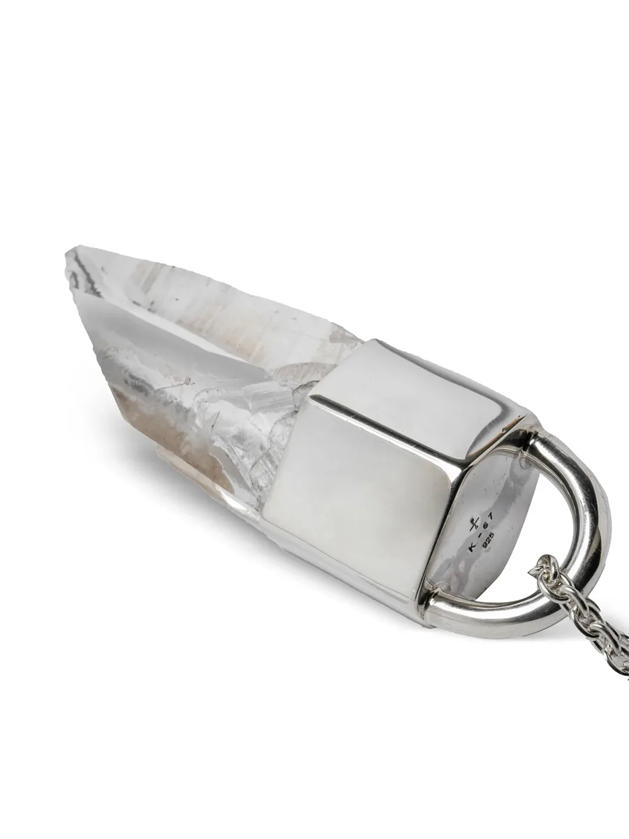серебряное колье Talisman с кварцем 6